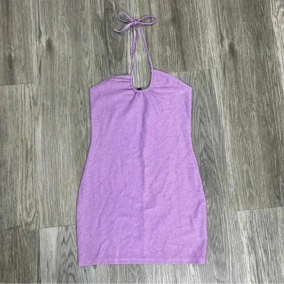 H&M Lavender Halter Neck Dress - Picture 2 of 4